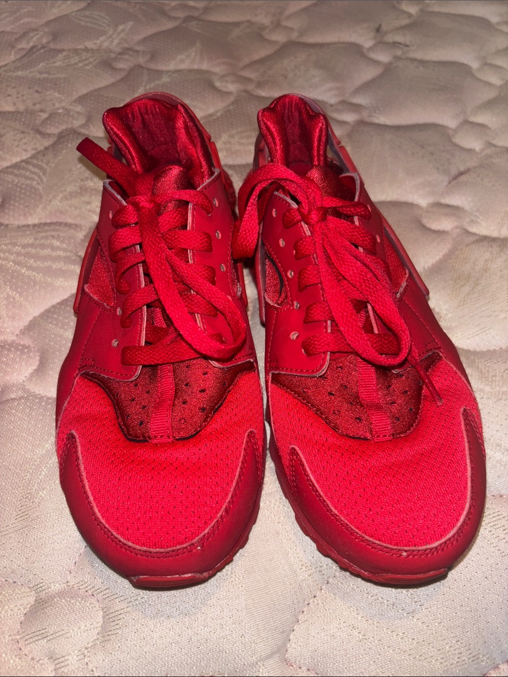 Nike Women's Red Lace-Up Sneakers